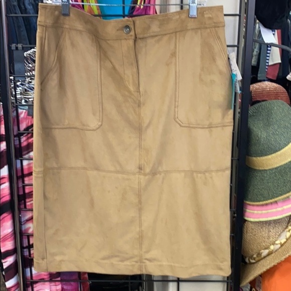 Liz Claiborne English brown skirt size 14 - Picture 1 of 2